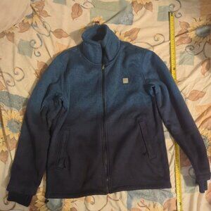 Bench Fleece Zipper Pocket Full Zip Jacket, Excellent Condition Men Size Large